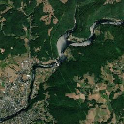 Argentat High Resolution Satellite Map