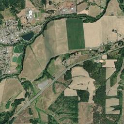 Willamina High Resolution Satellite Map