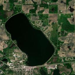 Howard Lake High Resolution Satellite Map