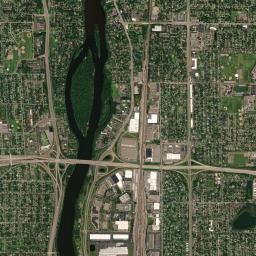 Fridley High Resolution Satellite Map