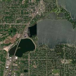 White Bear Lake High Resolution Satellite Map