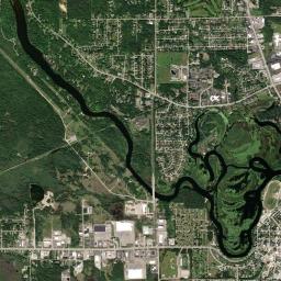 Alpena County High Resolution Satellite Map