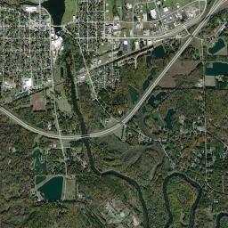 Peshtigo High Resolution Satellite Map