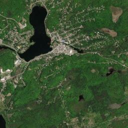 Haliburton Village High Resolution Satellite Map