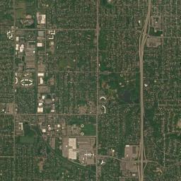 Golden Valley High Resolution Satellite Map