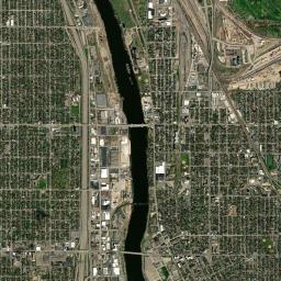 Minneapolis, MN locator map