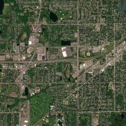 North Saint Paul High Resolution Satellite Map
