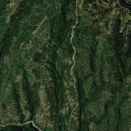 Aerial view of Little Goose Creek Canyon
