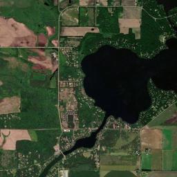 Tainter Lake High Resolution Satellite Map