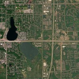 Oakdale High Resolution Satellite Map