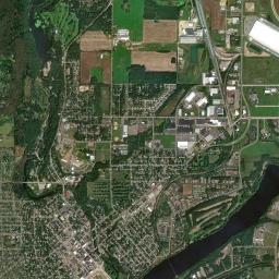 Chippewa Falls High Resolution Satellite Map