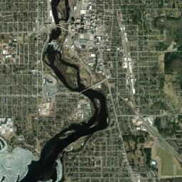 Wausau High Resolution Satellite Map