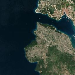 Cres High Resolution Satellite Map