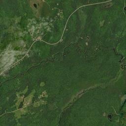 Aerial view of Bear Lake Diggings
