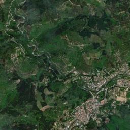 Le Cheylard High Resolution Satellite Map