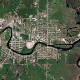 Oconto High Resolution Satellite Map