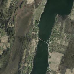Aerial view of South Alburg