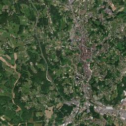 Sarlat-la-Canéda High Resolution Satellite Map