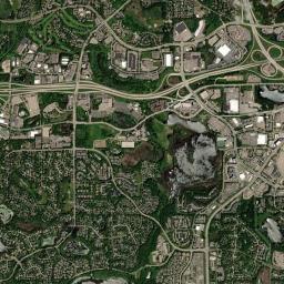 Eden Prairie High Resolution Satellite Map