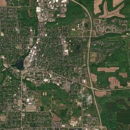 River Falls High Resolution Satellite Map