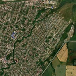 Severskaya High Resolution Satellite Map