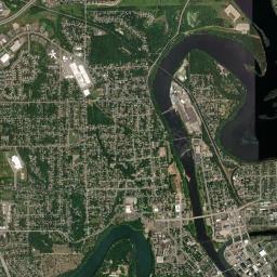 Eau Claire High Resolution Satellite Map