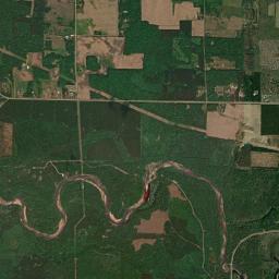 Aerial view of Big Falls Park