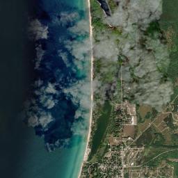 Beulah, MI locator map