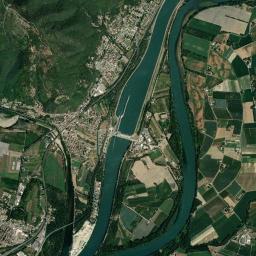 Beauchastel High Resolution Satellite Map