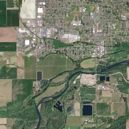 Stayton High Resolution Satellite Map