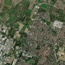 Carpi Centro High Resolution Satellite Map