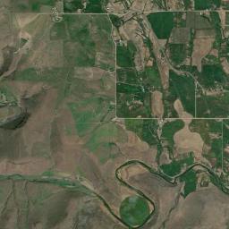 Aerial view of Powder River