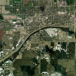 Glencoe High Resolution Satellite Map