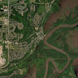 Carver High Resolution Satellite Map