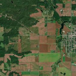 Fall Creek High Resolution Satellite Map