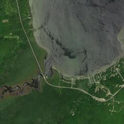 Hubbard Lake High Resolution Satellite Map