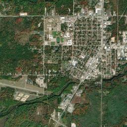 Kalkaska High Resolution Satellite Map