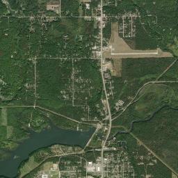 Oscoda County High Resolution Satellite Map
