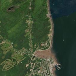 Digby High Resolution Satellite Map