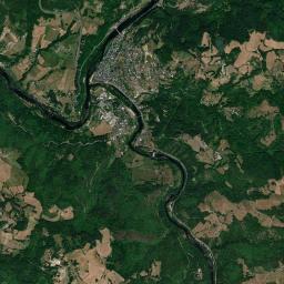 Entraygues-sur-Truyère High Resolution Satellite Map