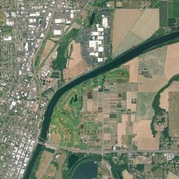 Corvallis High Resolution Satellite Map