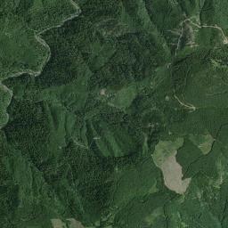 Aerial view of Quartzville Recreational Mining Corridor