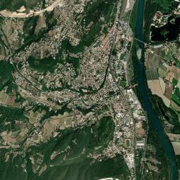 Le Teil High Resolution Satellite Map