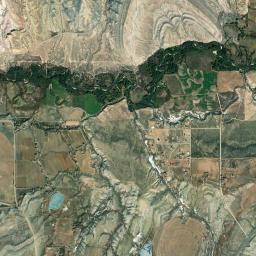 Big Horn County High Resolution Satellite Map