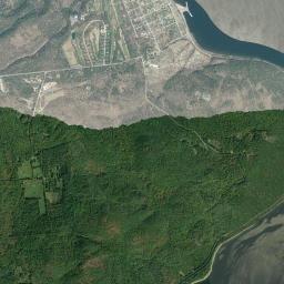 Aerial view of Port Kent