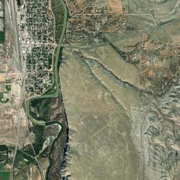 Greybull High Resolution Satellite Map