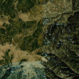 Aerial view of Warren Peak