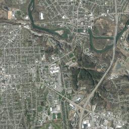 Burlington High Resolution Satellite Map