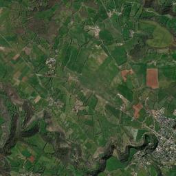 Bozouls High Resolution Satellite Map