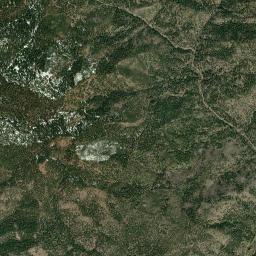 Aerial view of Harvey Creek